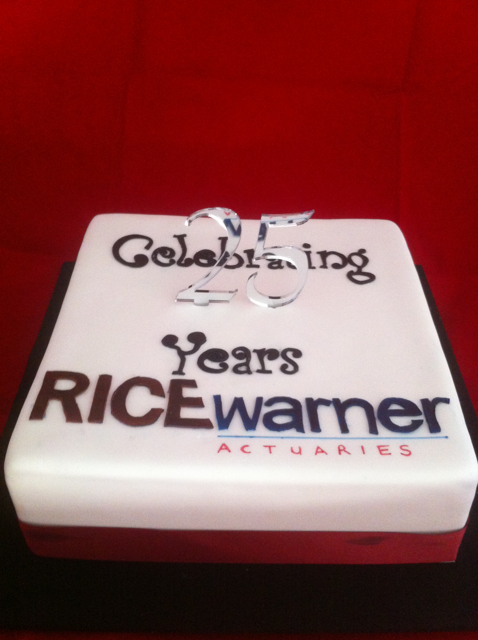 Rice Warner Actuaries Celebrates 25 years.