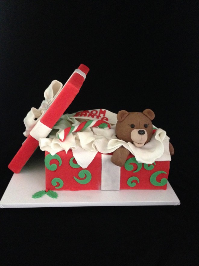 Christmas Box Cake | Sydney Cake Art